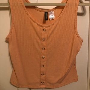 H&M orange cropped tank